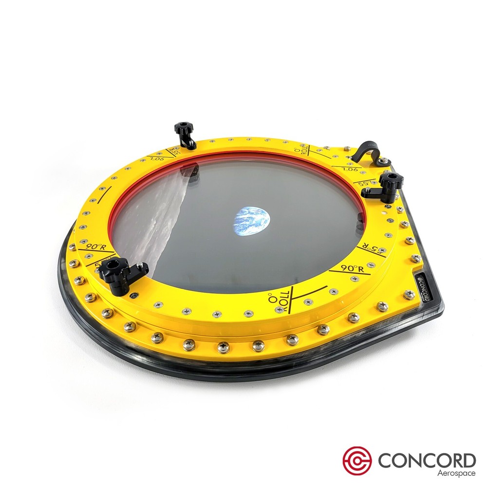 APOLLO COMMAND MODULE HATCH WINDOW - INNER STRUCTURE PICTURE FRAME