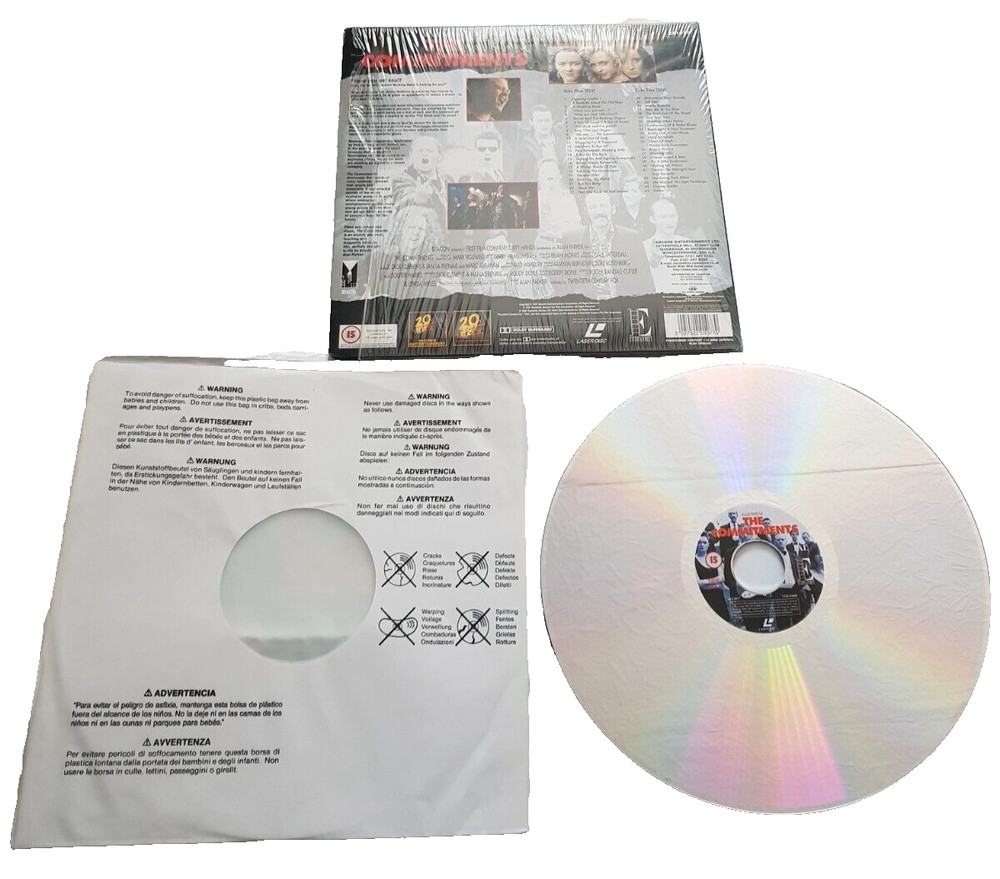 The Commitments Laser Disc 20th Century Fox 1991 Collectable