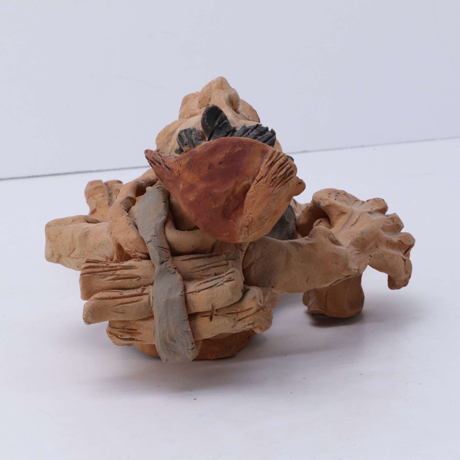 Quechuan Edilberto Merida Cusco Peru Sculpture Peruvian Folk Art Clay Pottery