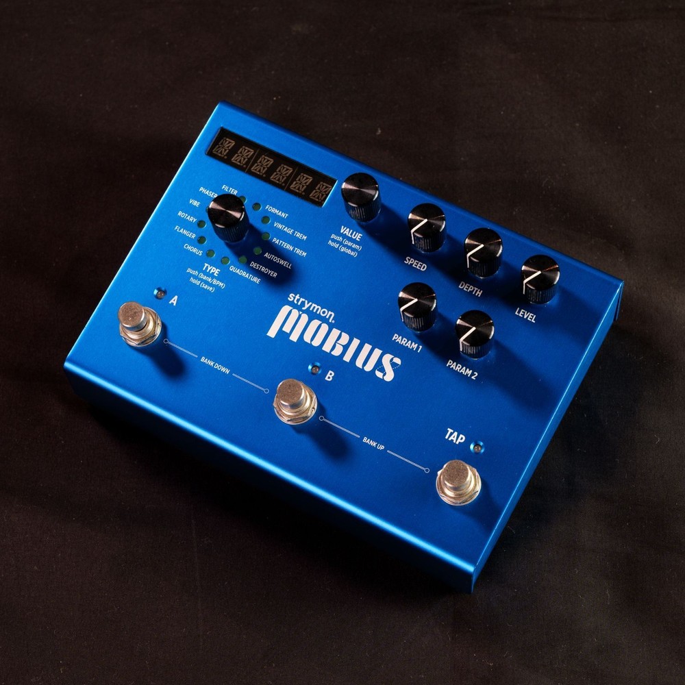 Strymon MOBIUS Modulation Guitar Effect Pedal 200 Presets
