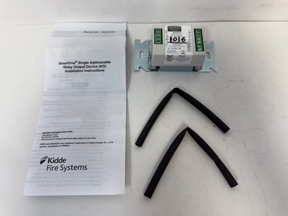 KIDDE FIRE SYSTEMS 70-518004-001 SMARTONE SINGLE AO CONTROL MODULE