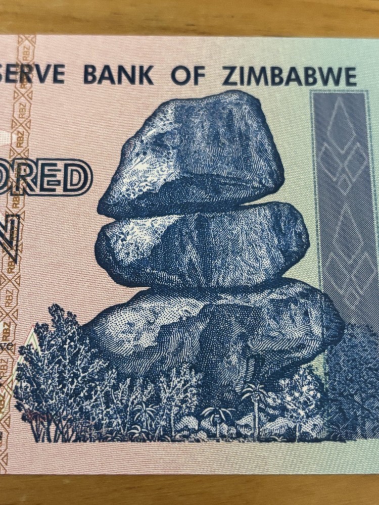 Zimbabwe 100 trillion note (gift) 1 PCS, UNC