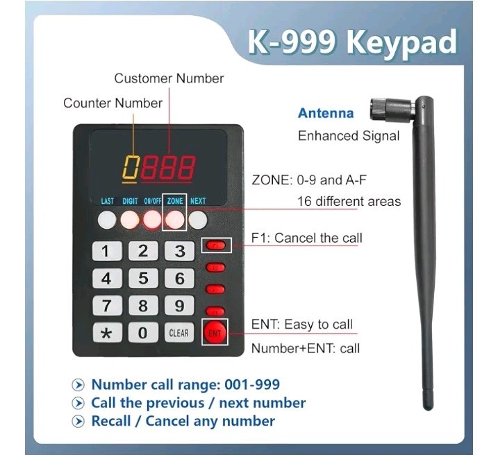 Take a Number System Queue Calling System Now Serving Queue Management System...