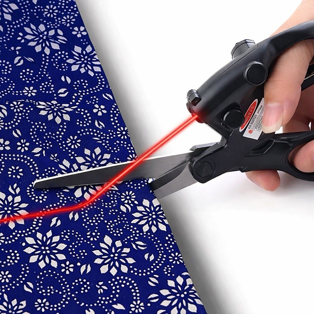 Multifunctional Laser Scissors Cuts Straight Fast Laser Guided Scissors
