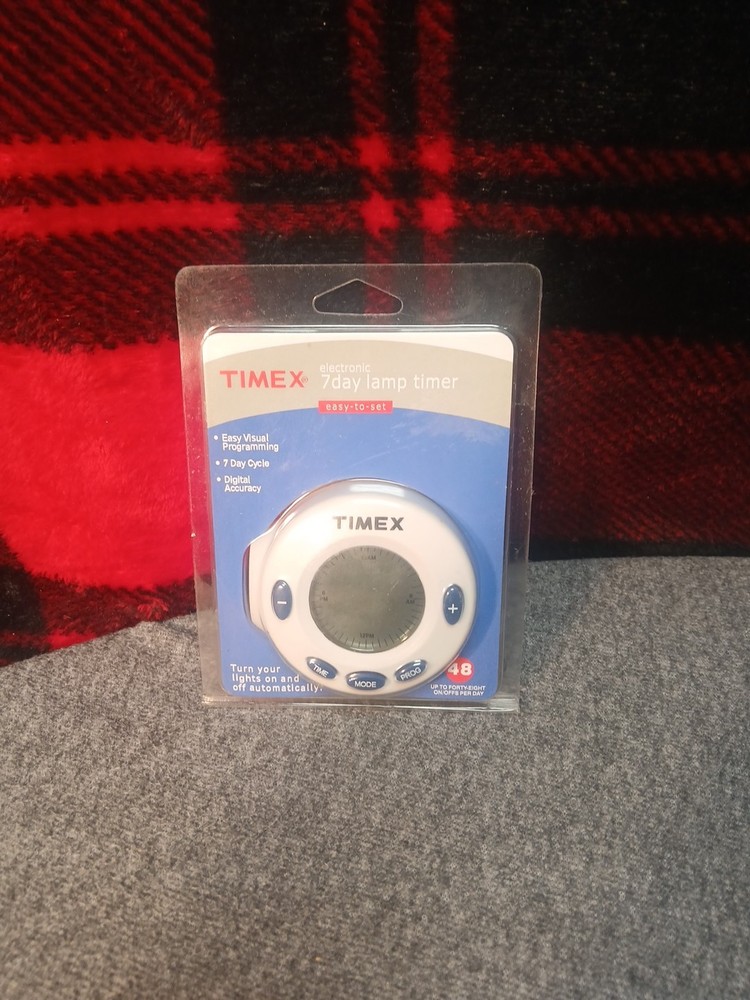 Timex Electronic 7-day Lamp Timer, Designed To Automatically Switch Lights On...