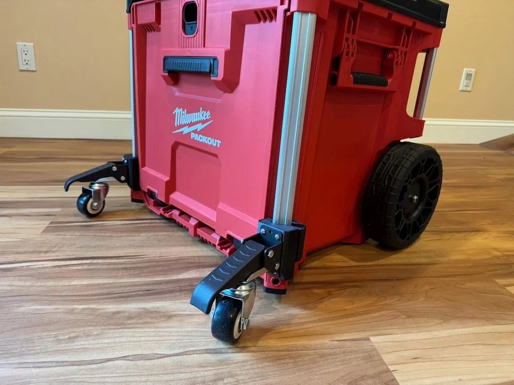 Mobility upgrade for Milwaukee PACKOUT New Rolling Drawer Tool Box