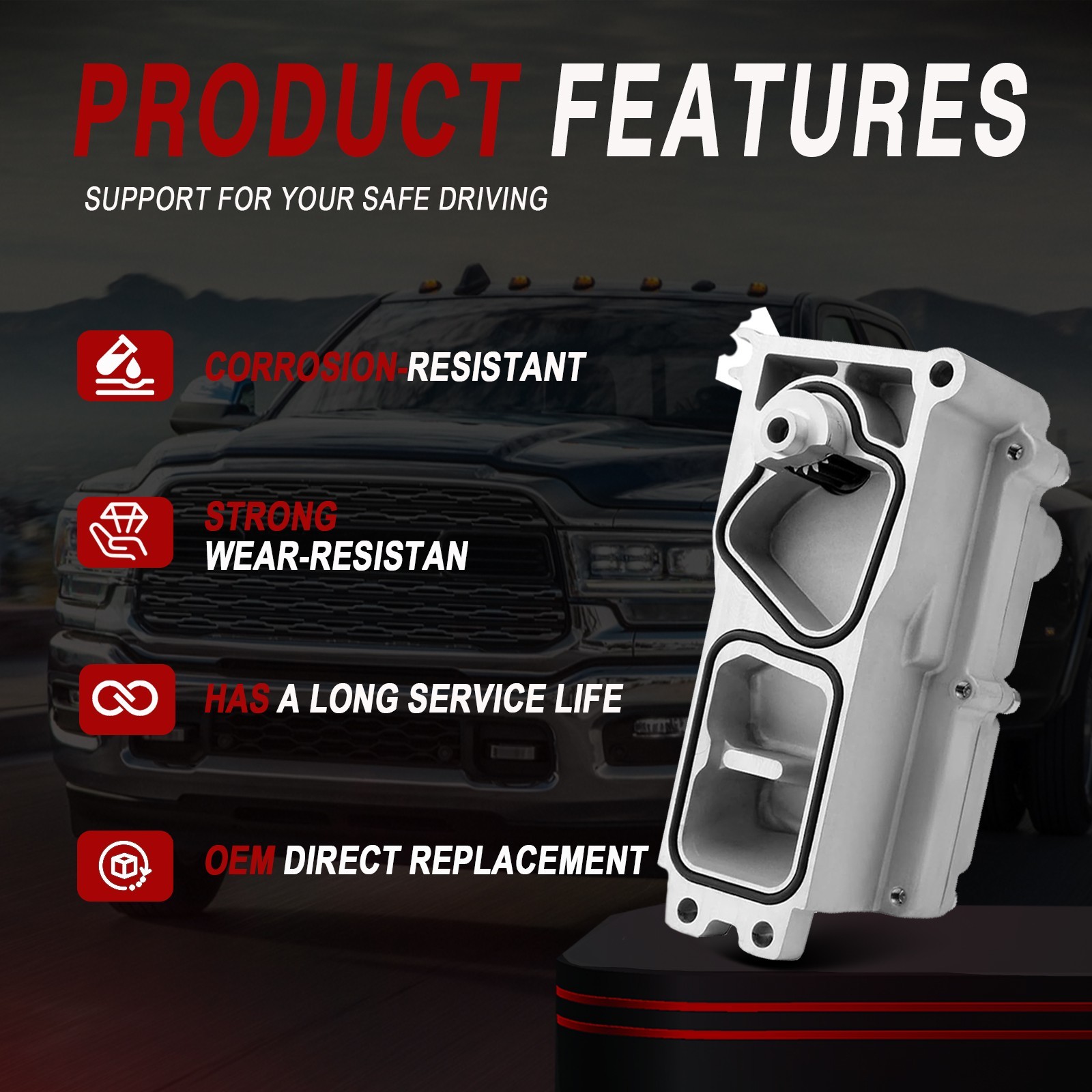 Turbo Actuator Fits 13-2018 Ram 2500 3500 Cummins 6.7L Diesel HE300VG 68445522AA