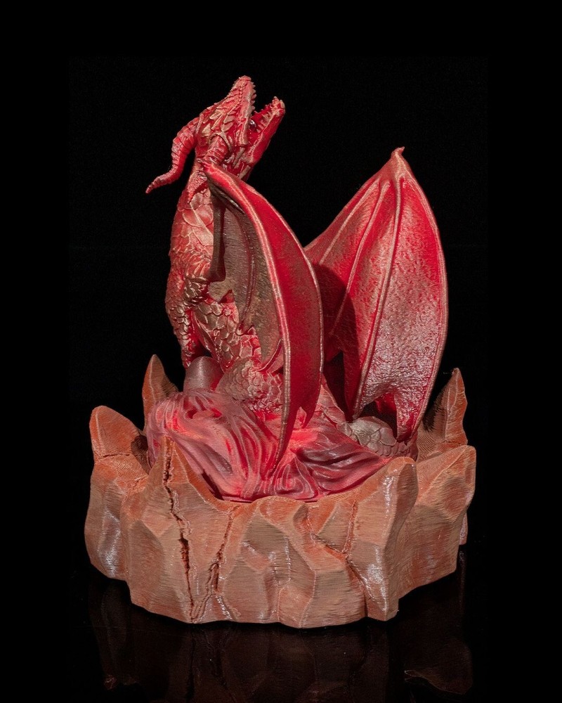 Dragon Humidifier With Red LED