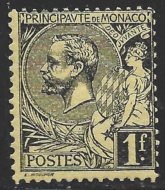 Monaco, Scott #26, 1fr Prince Albert I, MH