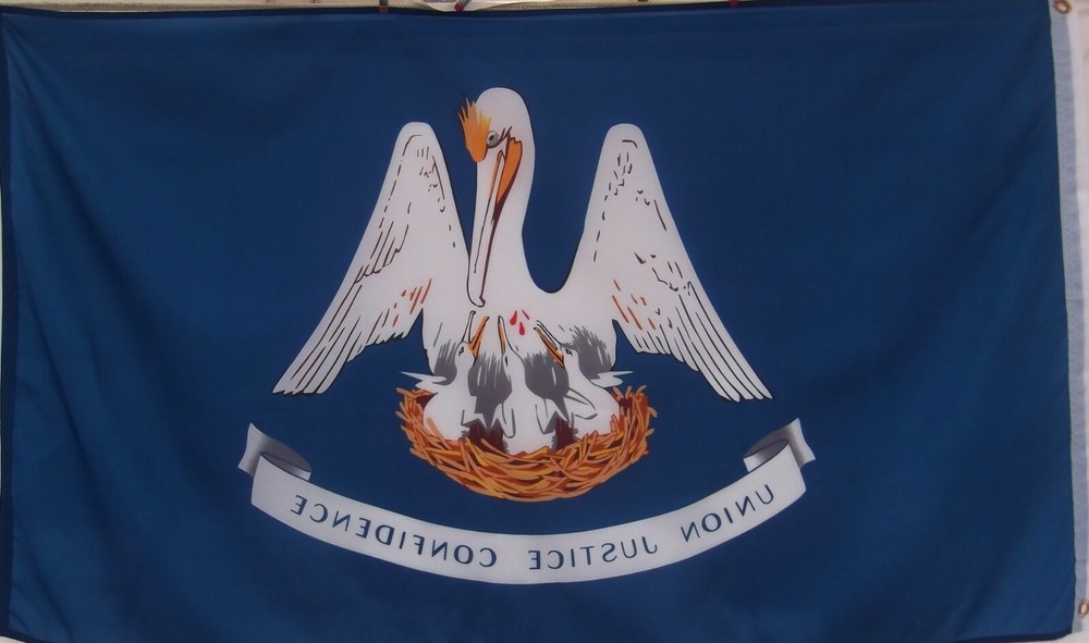 3x5 PRINTED POLYESTER LOUISIANA STATE FLAG