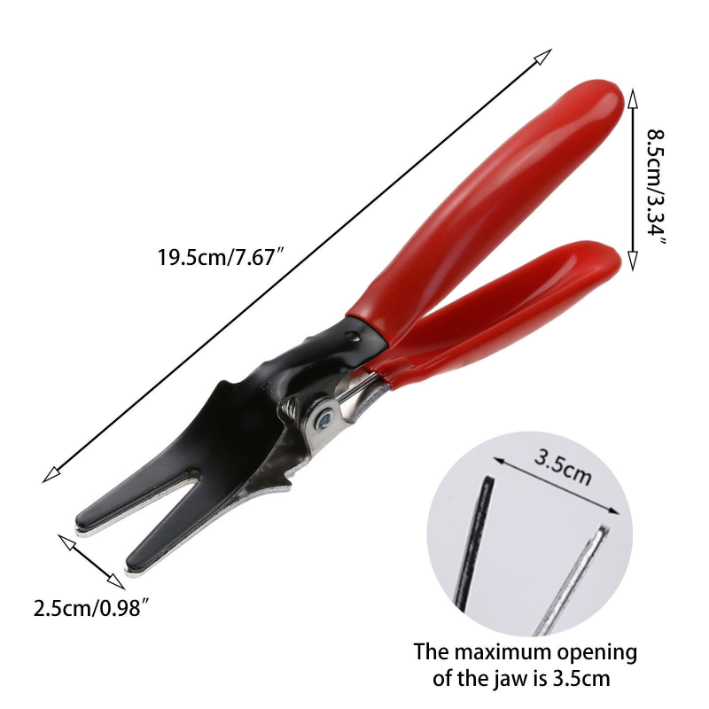 Separator Pliers Pipe Tool Angled Auto Fuel Water Vacuum Line Hose Remover