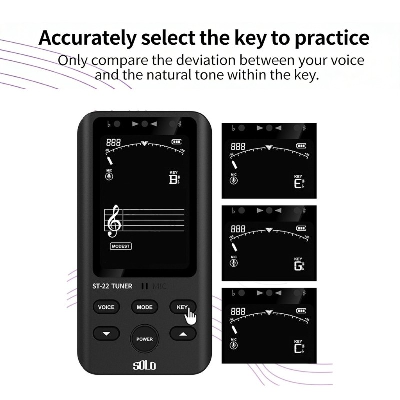 Universal Metronome Digital Tuner Quick Installation Tone Generator Tuners