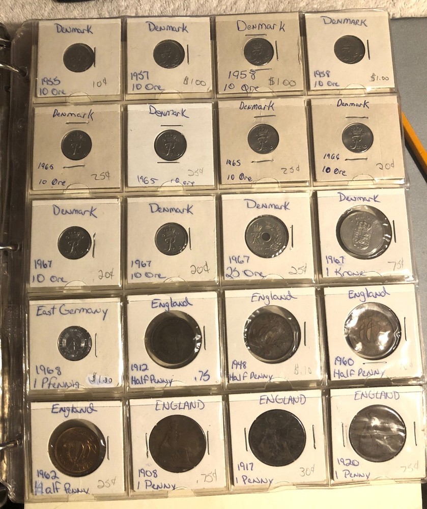 world coins lot bulk old