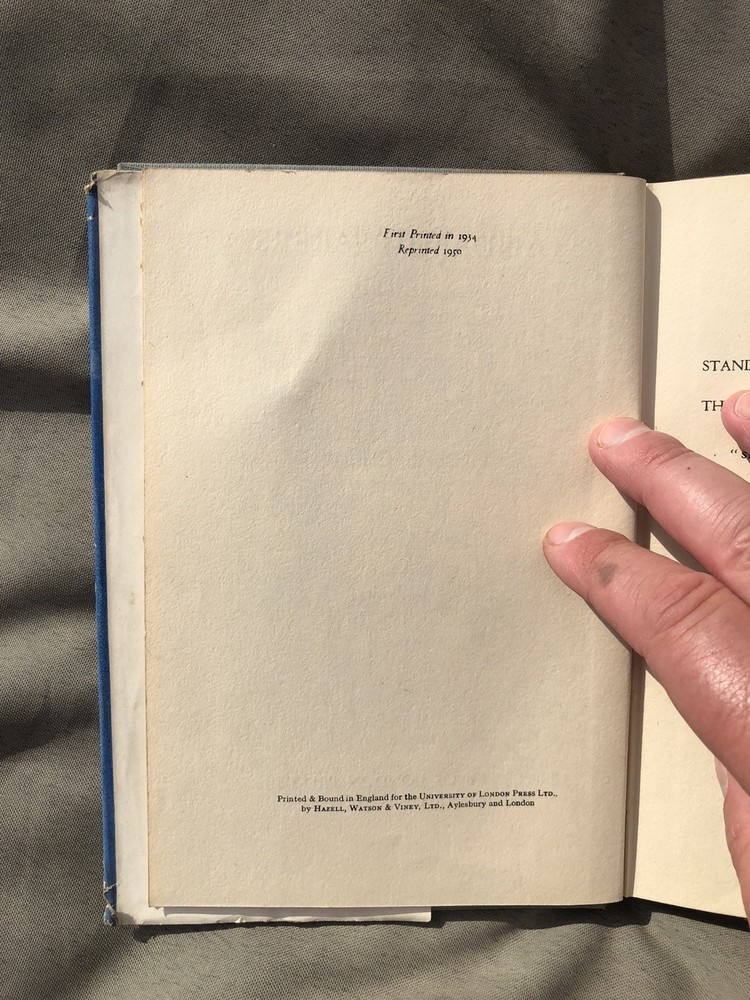 Rare vintage Standard Bearers book