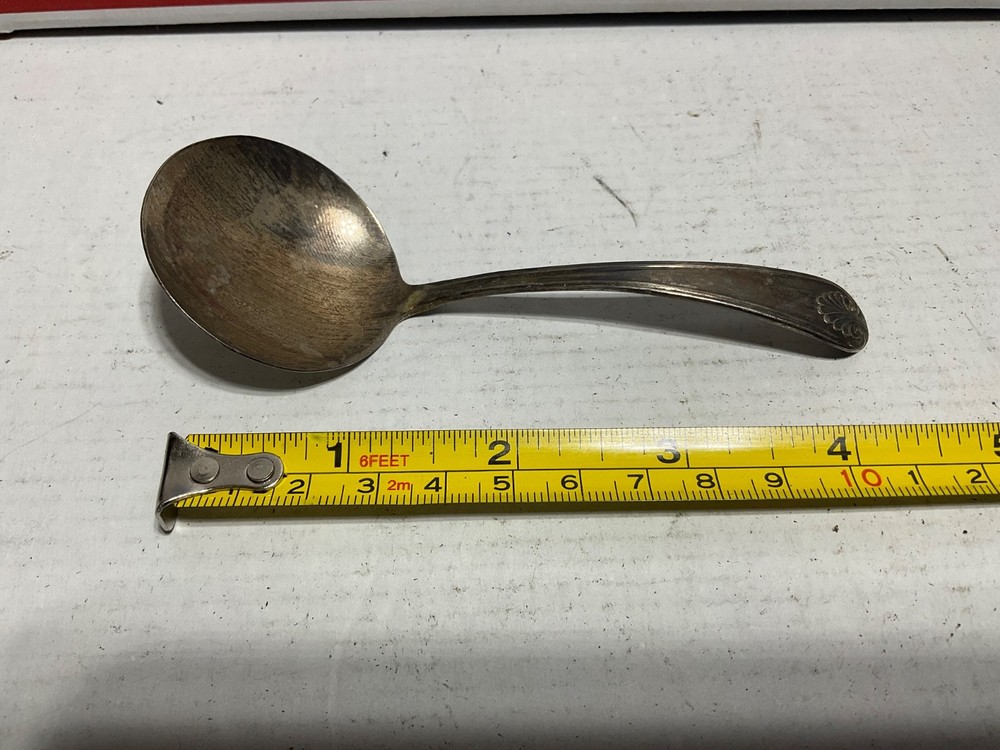 Vintage Sheffield England Silver Plated Serving Spoon 4.5”