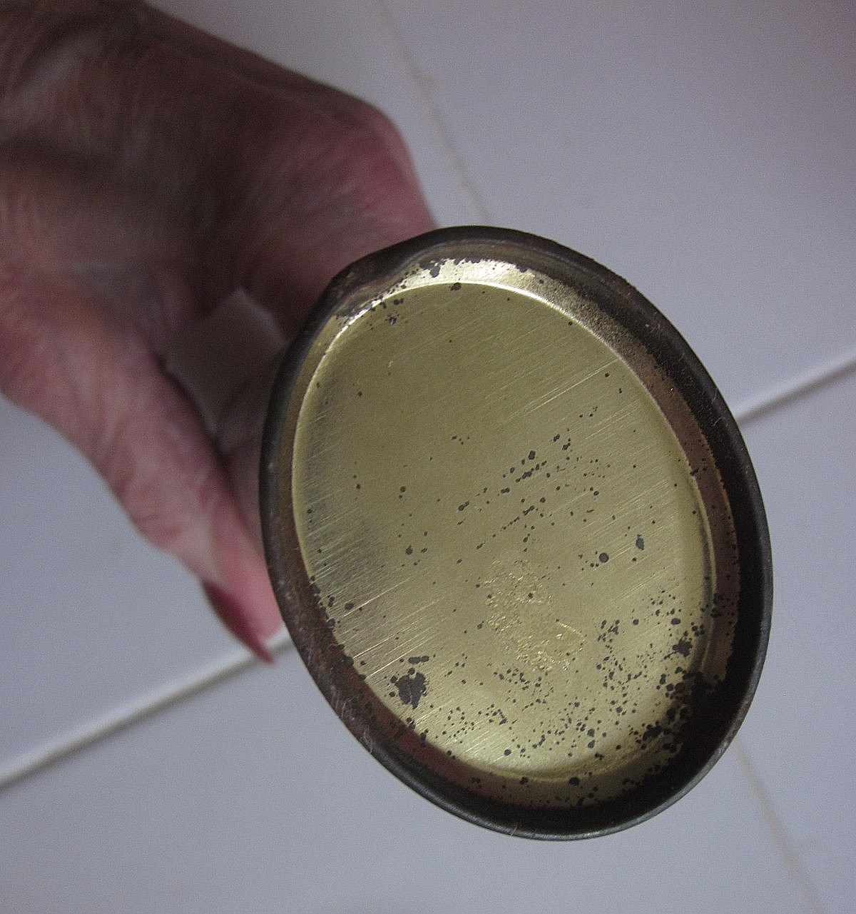 Vintage Narcissus Babcock NY Talcum Powder tin