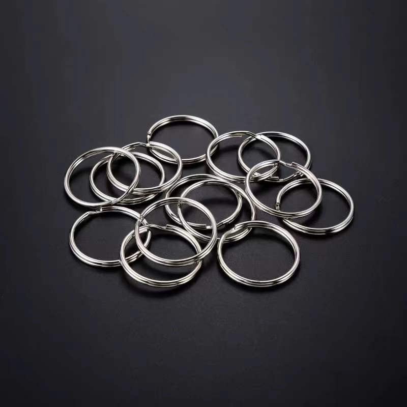 200PCS Split Key Rings Bulk for Keychain and Crafts 1”200Pack, silver