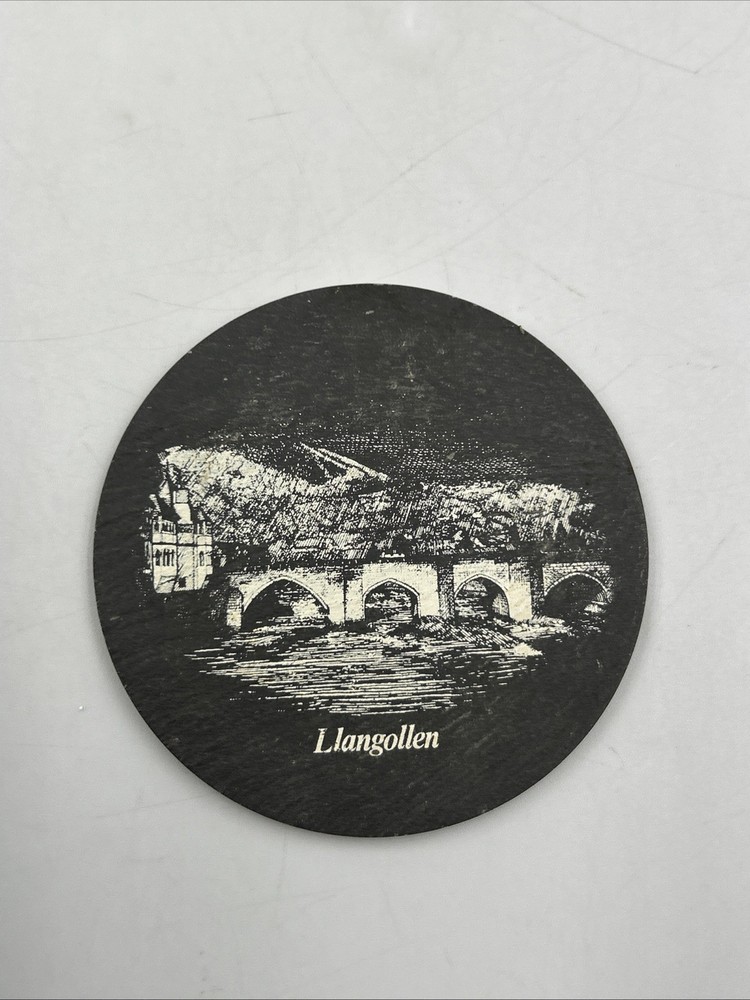 Vintage Llangollen Coaster On Stand