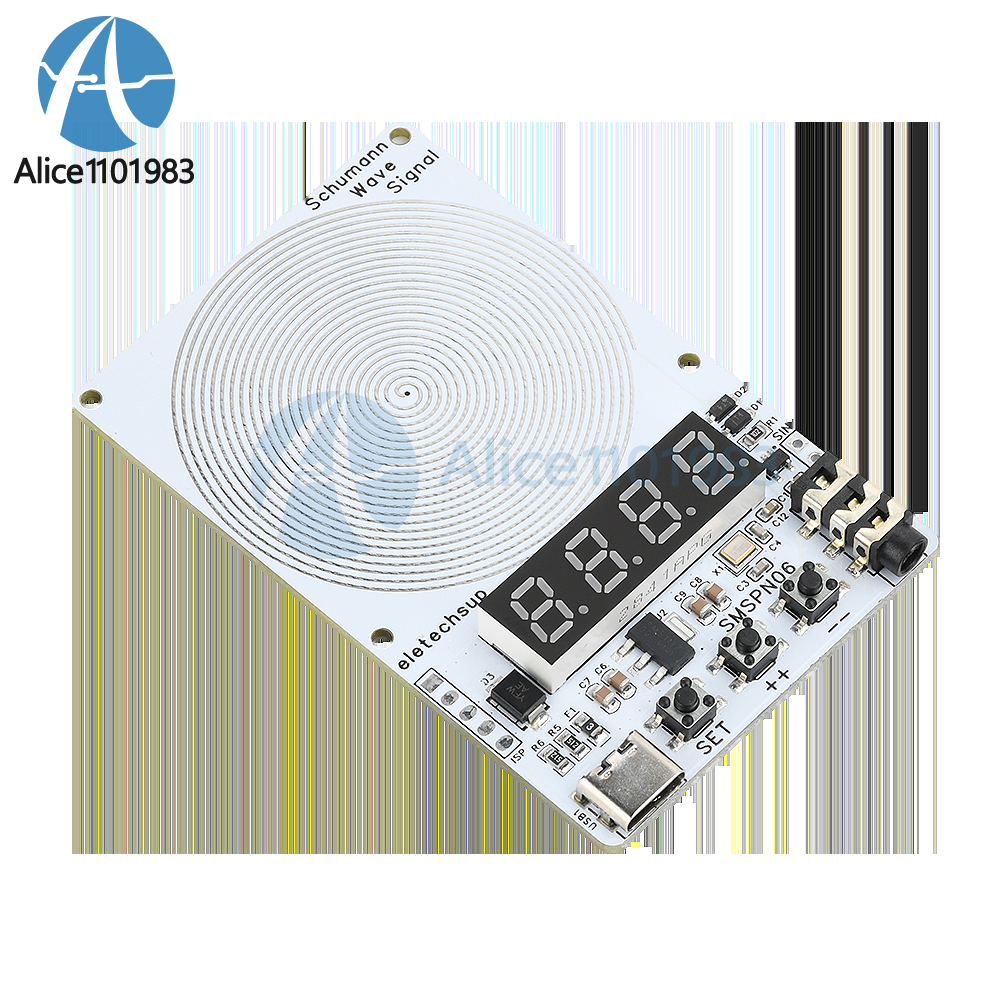 Adjustable 0.01Hz~9999Hz Frequency Schumann Wave Generator 4Bit Digital Display