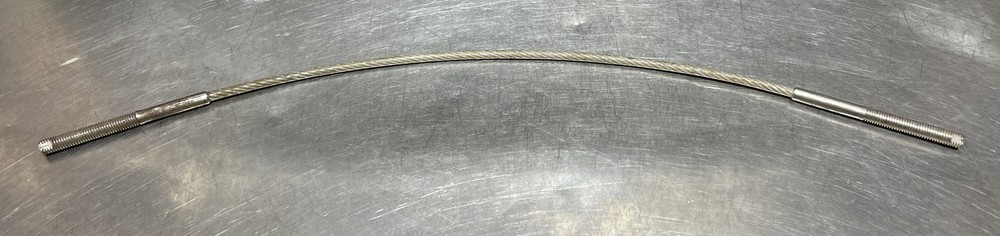 Braided Lifting Cable With Threaded Ends Nos Surplus No Box Bulk Surplus