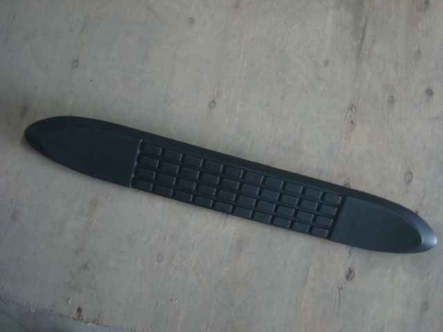 TrailFX Replacement Nerf Bar Step Pad Black for 4" Oval Straight Step Bars
