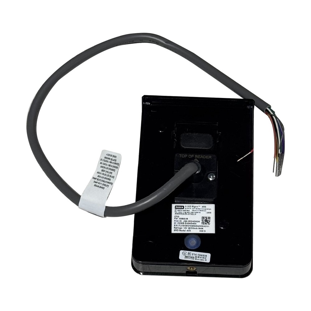 HID Signo 40K 40KNKS-00-010CL5 Wall Mount Reader Multi-Technology with Keypad