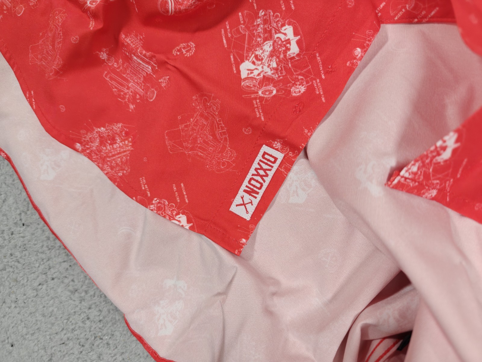 Dixxon Flannel Co The 350 Engine Party Shirt Men's Medium Red