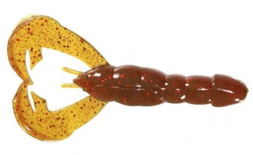 Strike King Rage Tail Craw Motor Oil Red 4"-7 pack