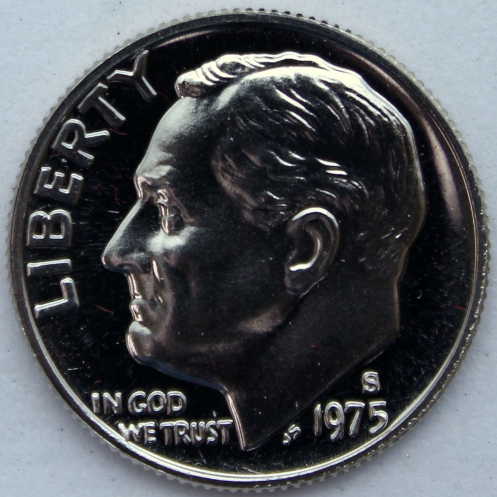 1975-S Proof Roosevelt Dime