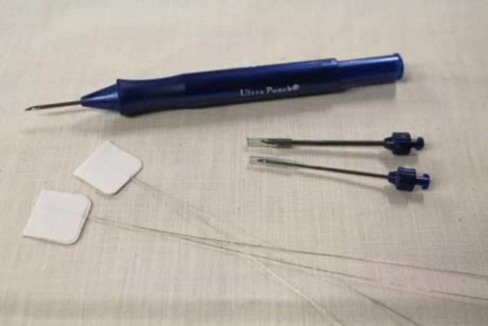 Ultra Punch Needle 3 Needle Set- 3 Needles Small, Medium and Large Includes Tool