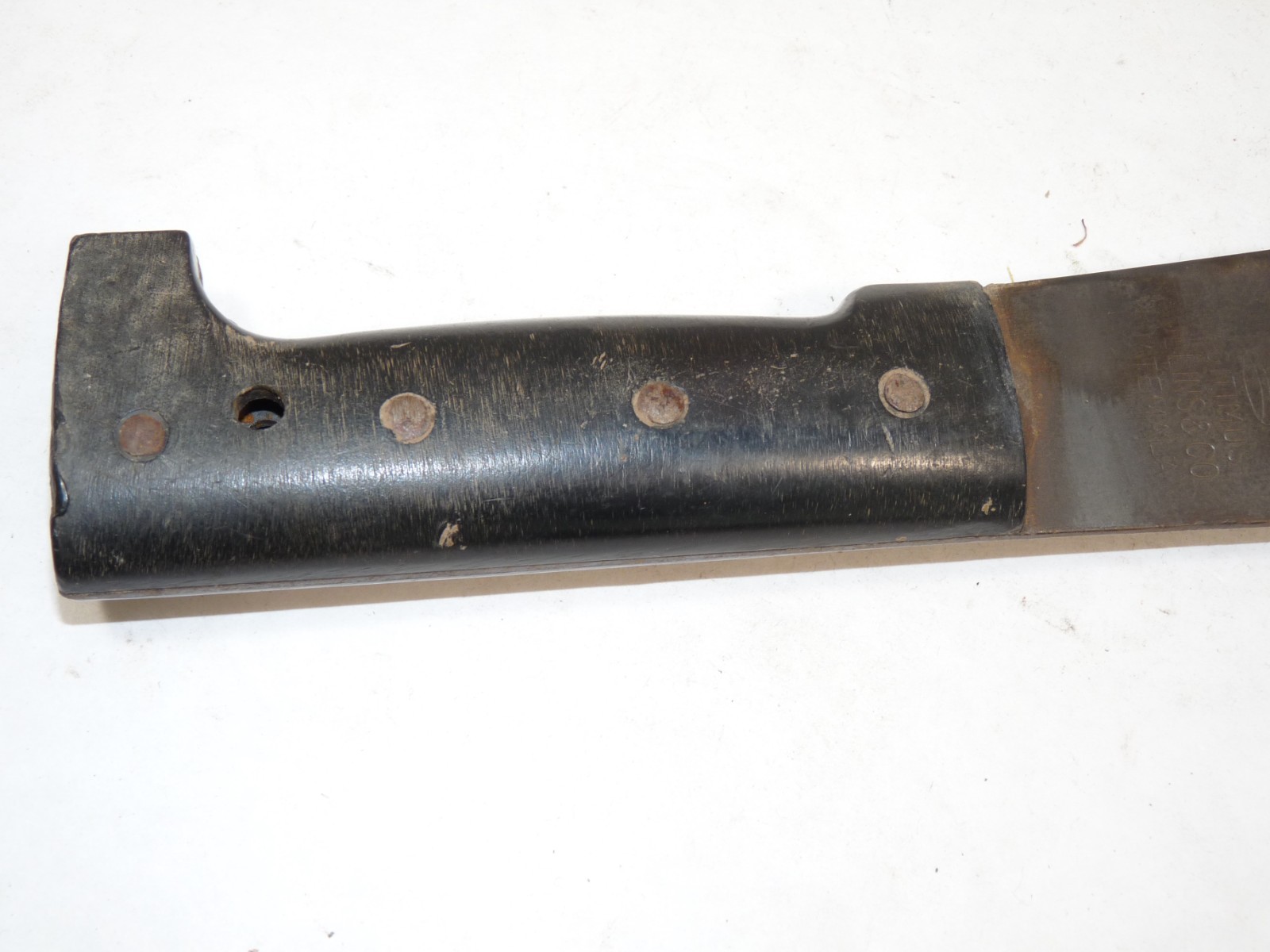 Vintage 14” Legitimus Collins Co. Guatemala Machete w/Panama Leather Sheath