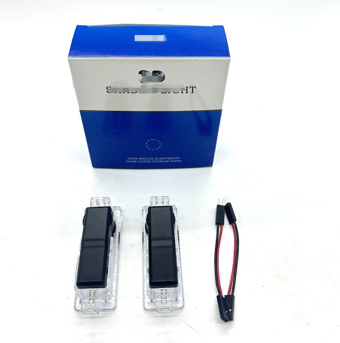 2pcs Car Door Projector Light 50th Anniversary For B-M-W E60 E63 E90 E92 E93