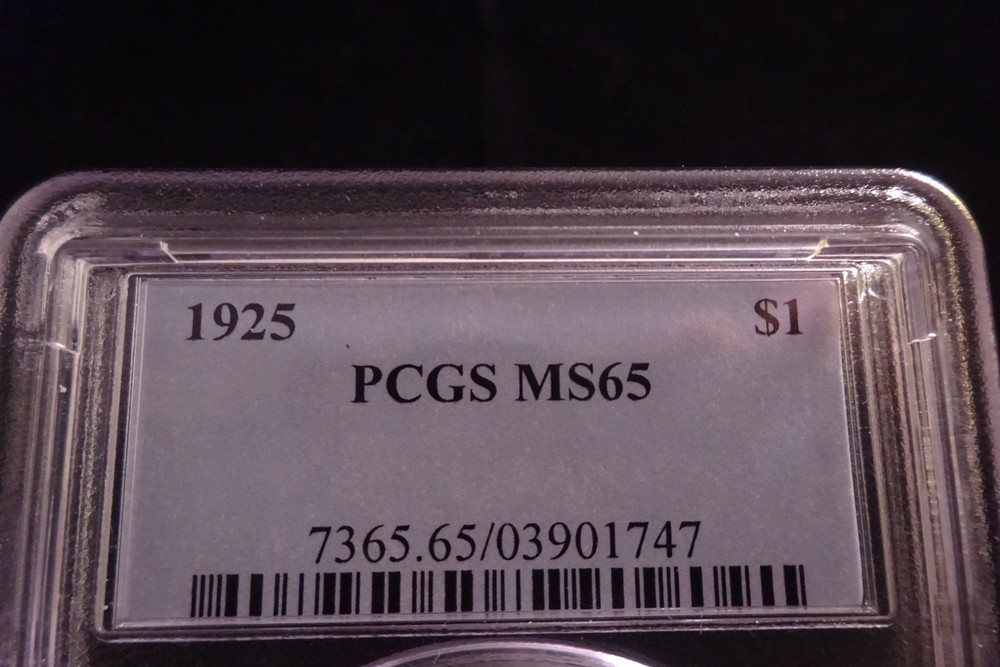 1925 Peace Silver Dollar PCGS MS65