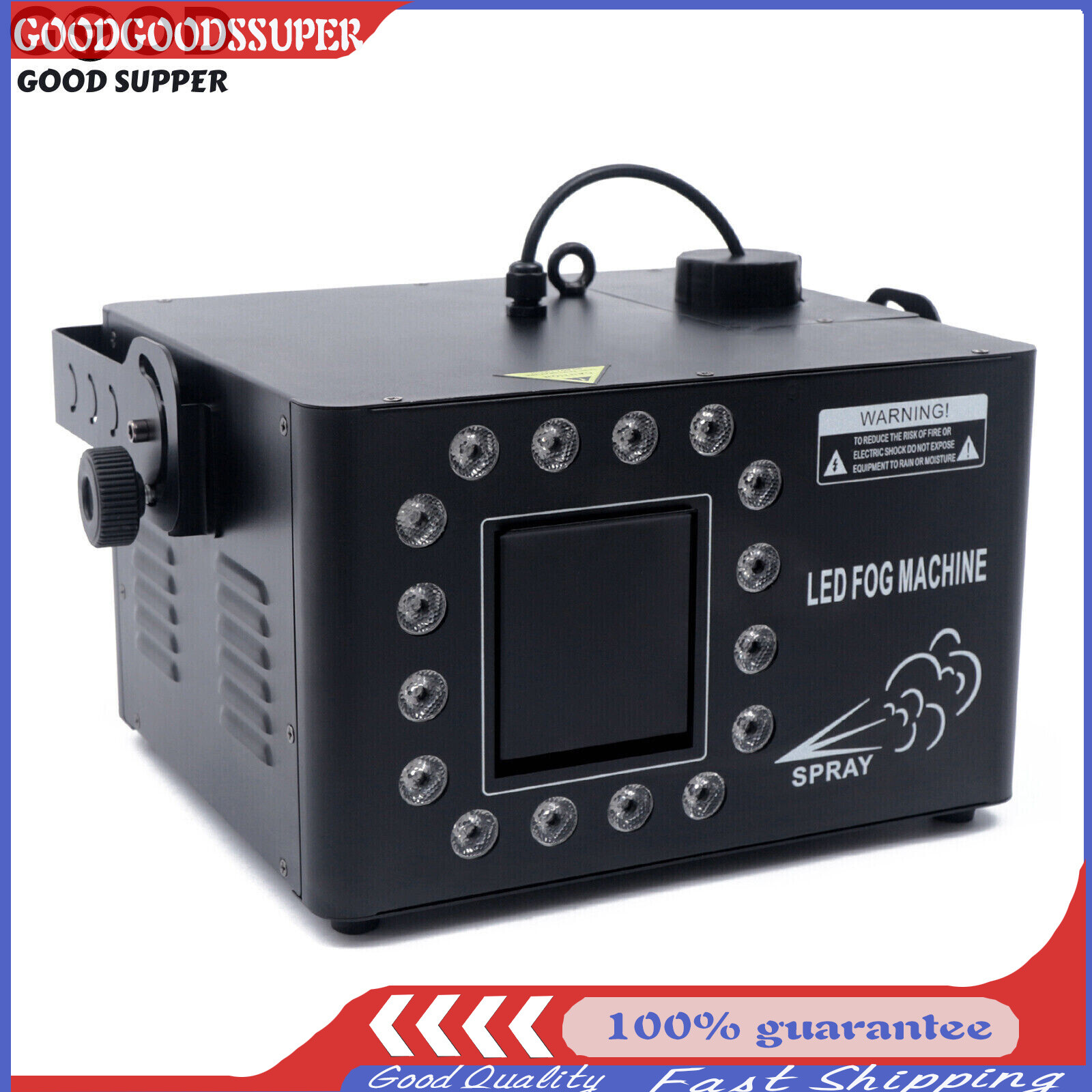 1500W Low Profile Hazer Haze Smoke Machine DMX Theater DJ Party Stage Effect