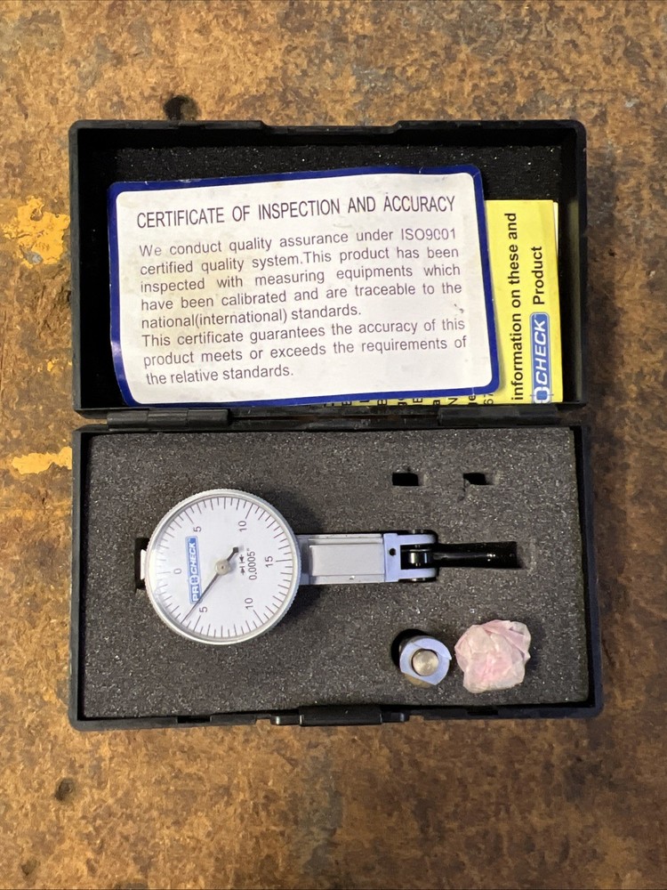ProCheck Dial Test Indicator  .0005 Res .030 Travel.  With Components
