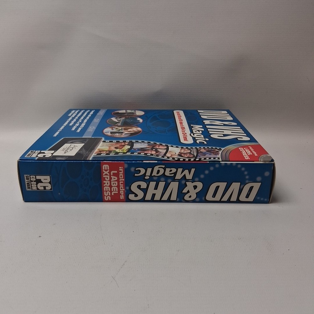 DVD & VHS Magic software for PC, designed to convert analog video tapes into...
