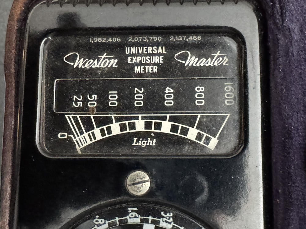 Weston Master Universal Exposure Meter Model 715 + Original Case - Works!