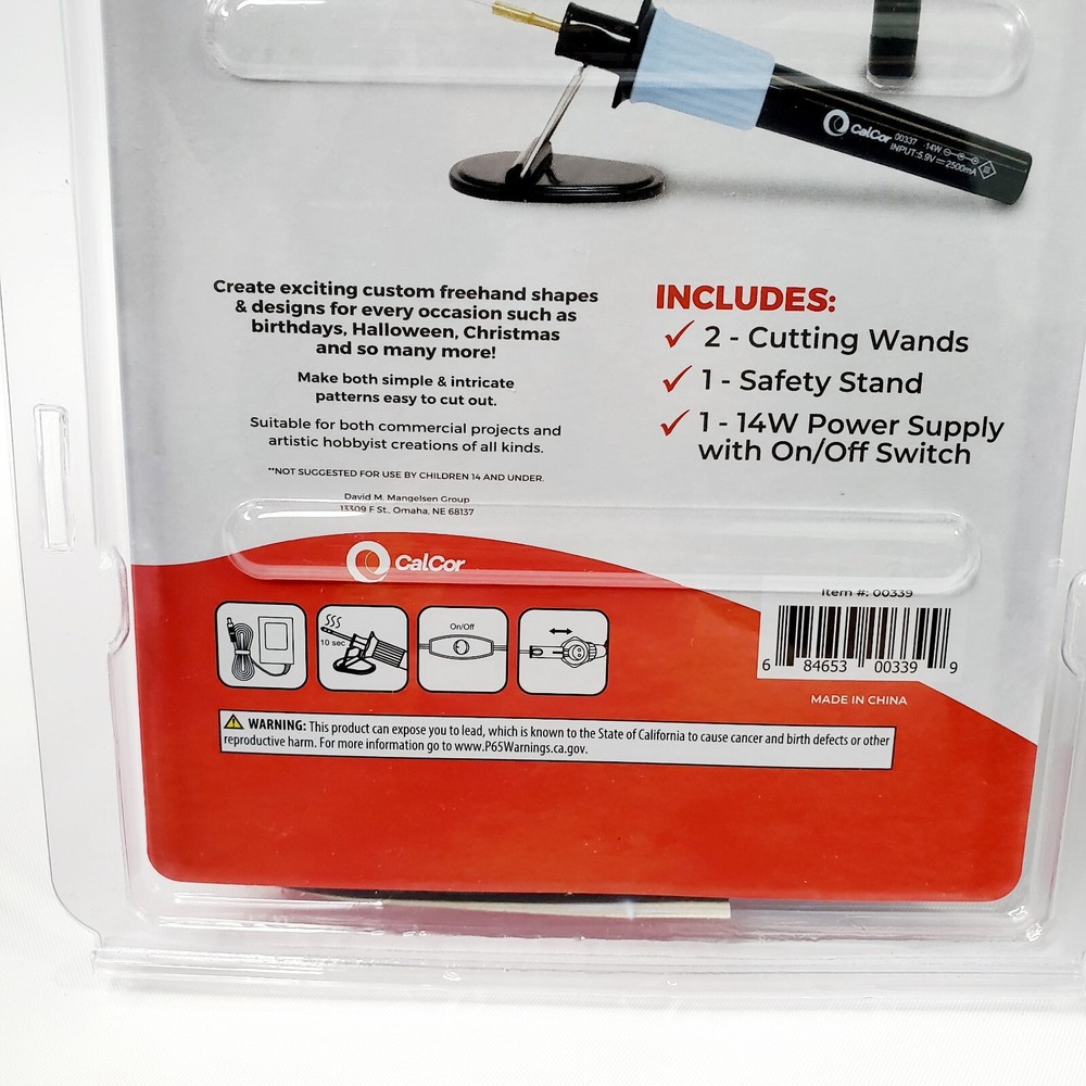 Hot Knife Styrofoam Cutter With Extra Replacement Wand