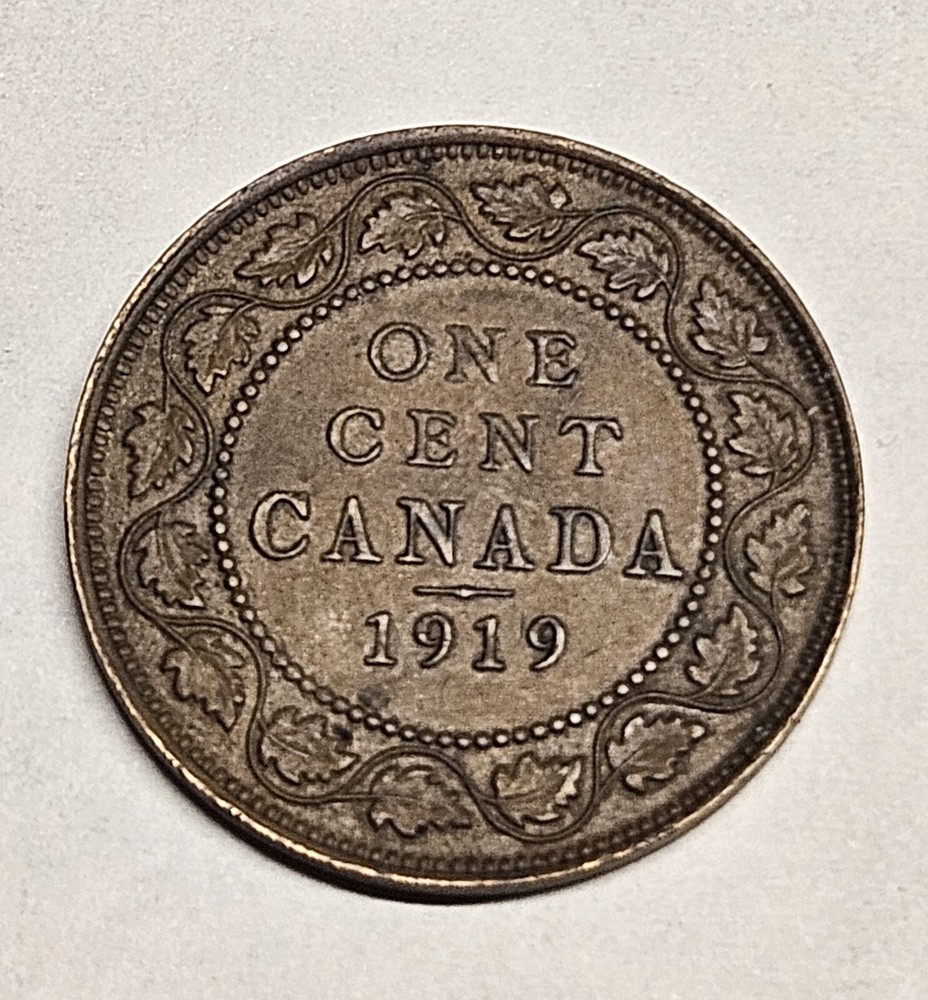 1919 Canada Large Cent, Nice Coin