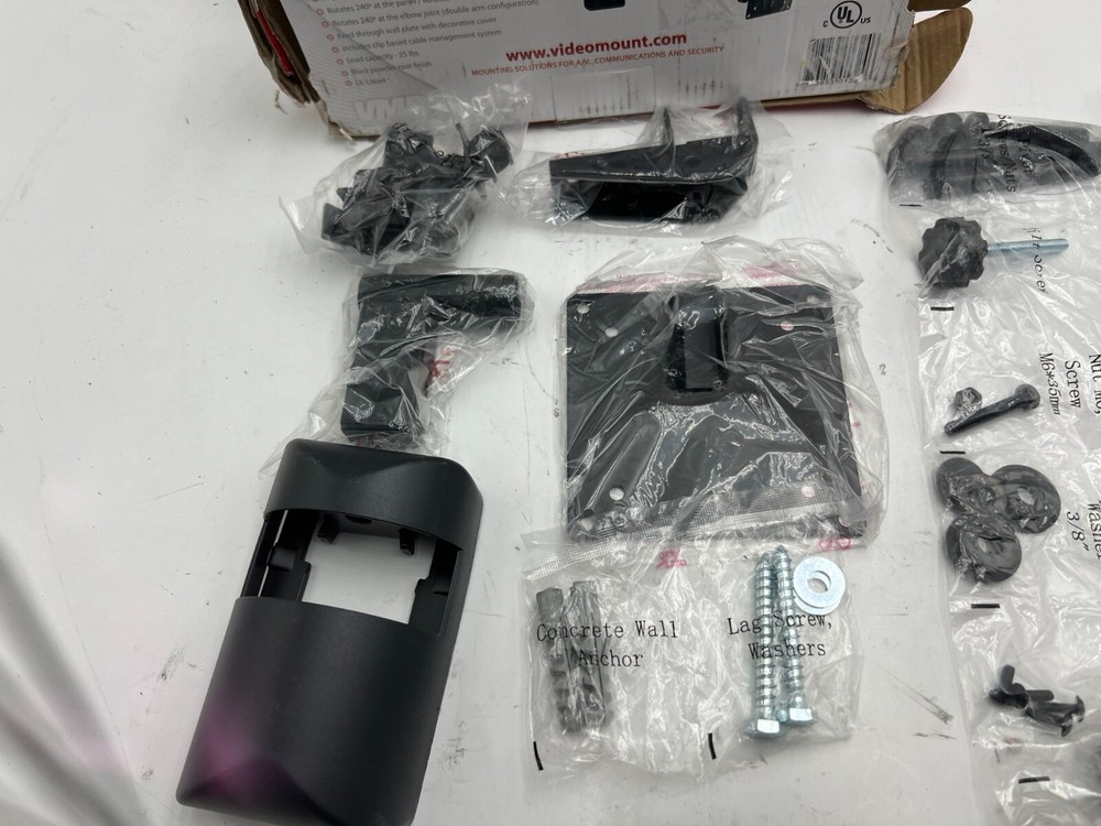 VMP Multi Configurable Small Flat Panel Articulating Wall Mount LCD-1B 10"- 23"