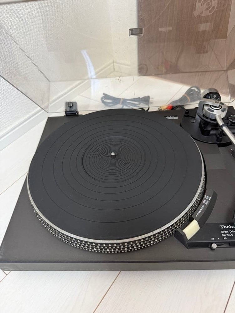Technics Sl-1900 Turntable Direct Drive DD Automatic System Record player Black