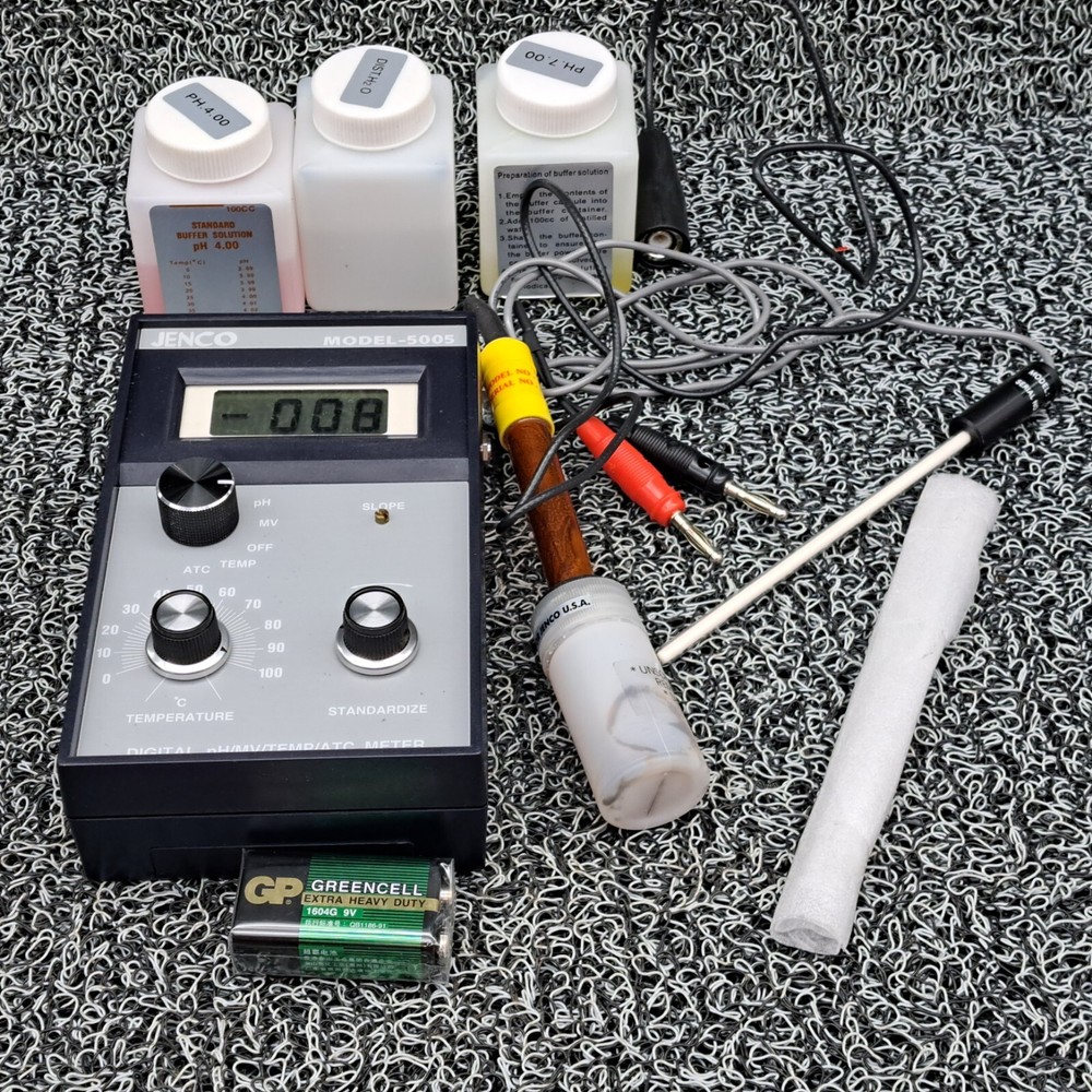 JENCO Model 5005 Portable Digital PH Meter Kit