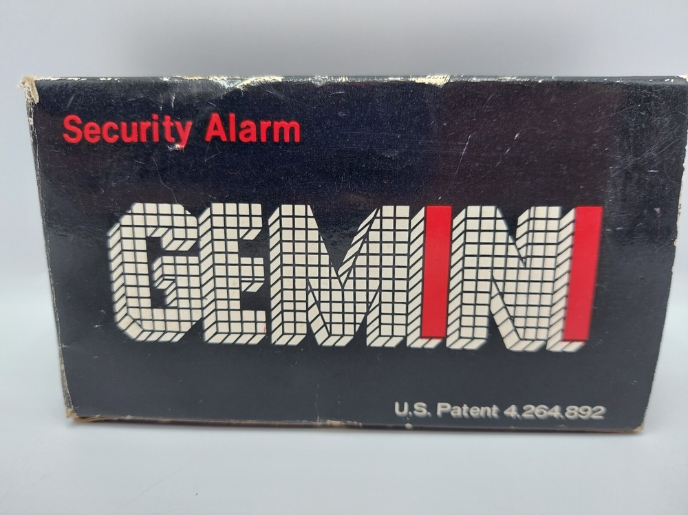 VINTAGE NEW! GEMINI SECURITY ALARM