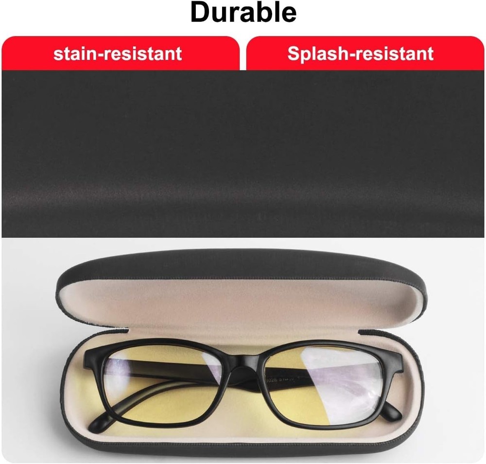 Versatile Hard Shell Glasses Case - Lightweight and Practical for All Eyewear