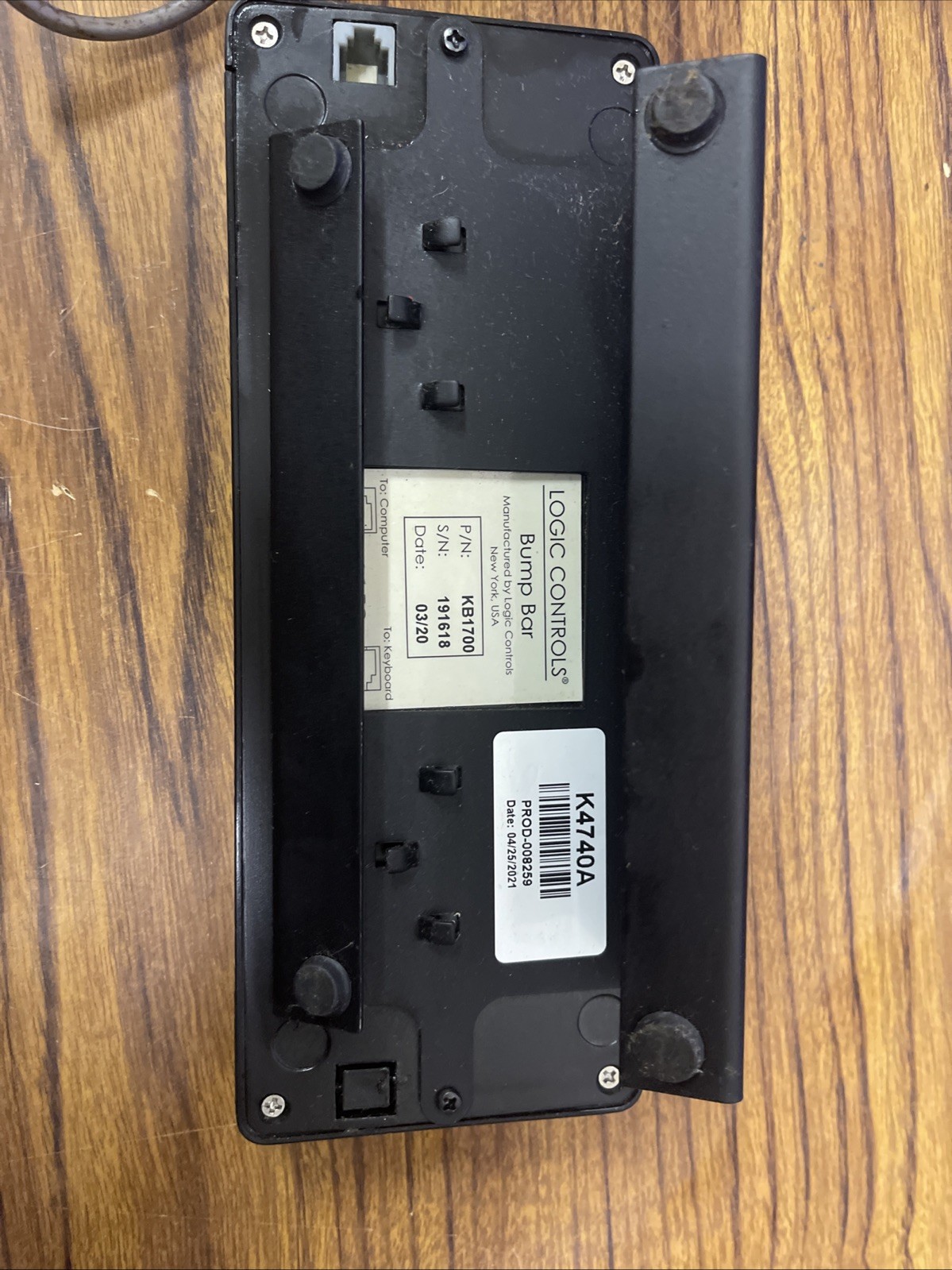 Logic Control Bematech Bump Bar KB1700 Programmable Keypad With Cord Working