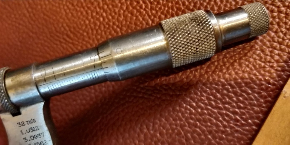 Vintage Helios Outside Micrometer 0-1/2" Range MINI