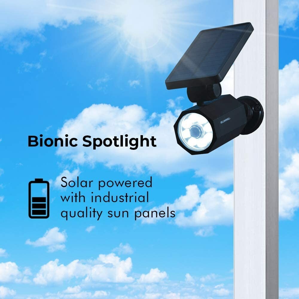 Bell + Howell Bionic Spotlight Original LED Solar Outdoor Motion Sensor Light