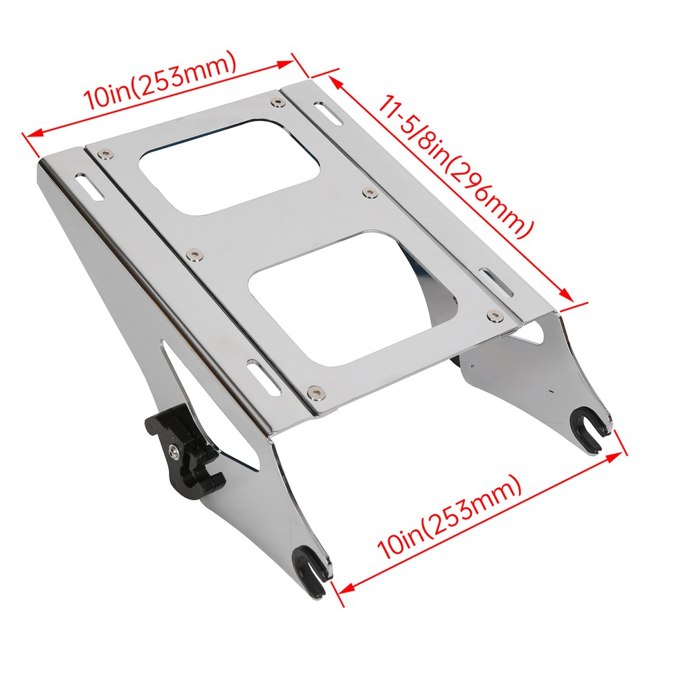 For 14-25 Harley Touring Quick Release Two-up Tour Pack Rack Mount / Docking Kit