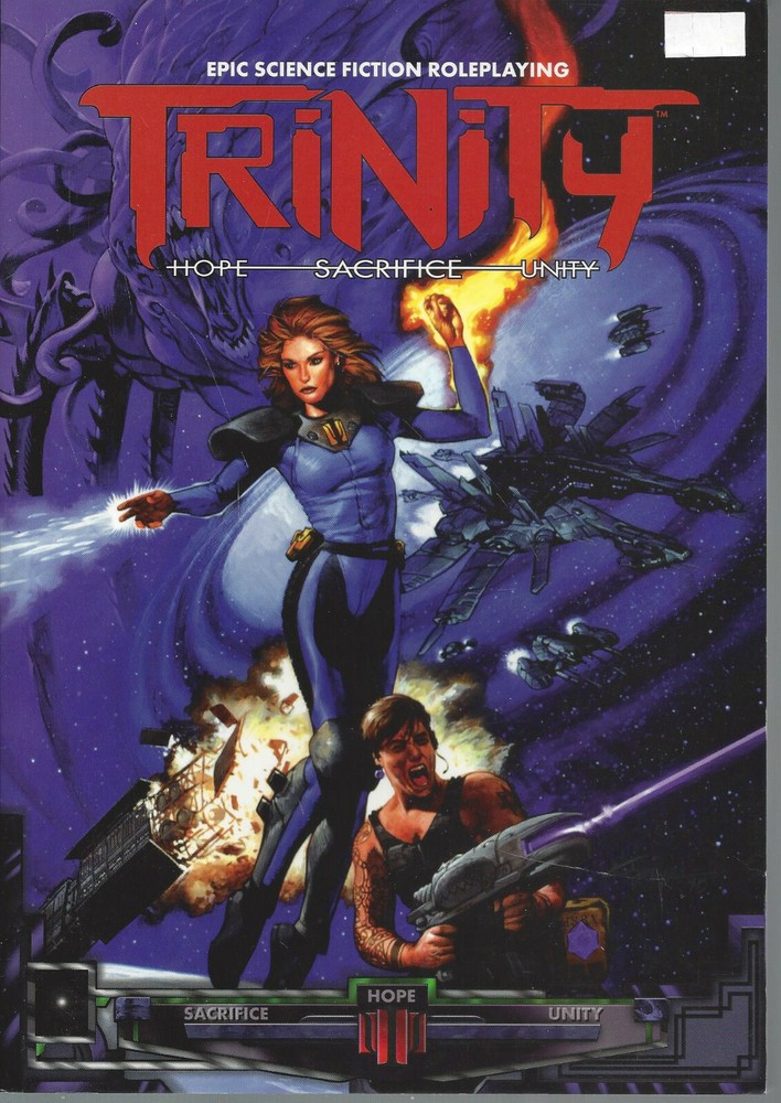 Trinity RPG  Core Rulebook  SC NEW OOP  White Wolf  WW 9099