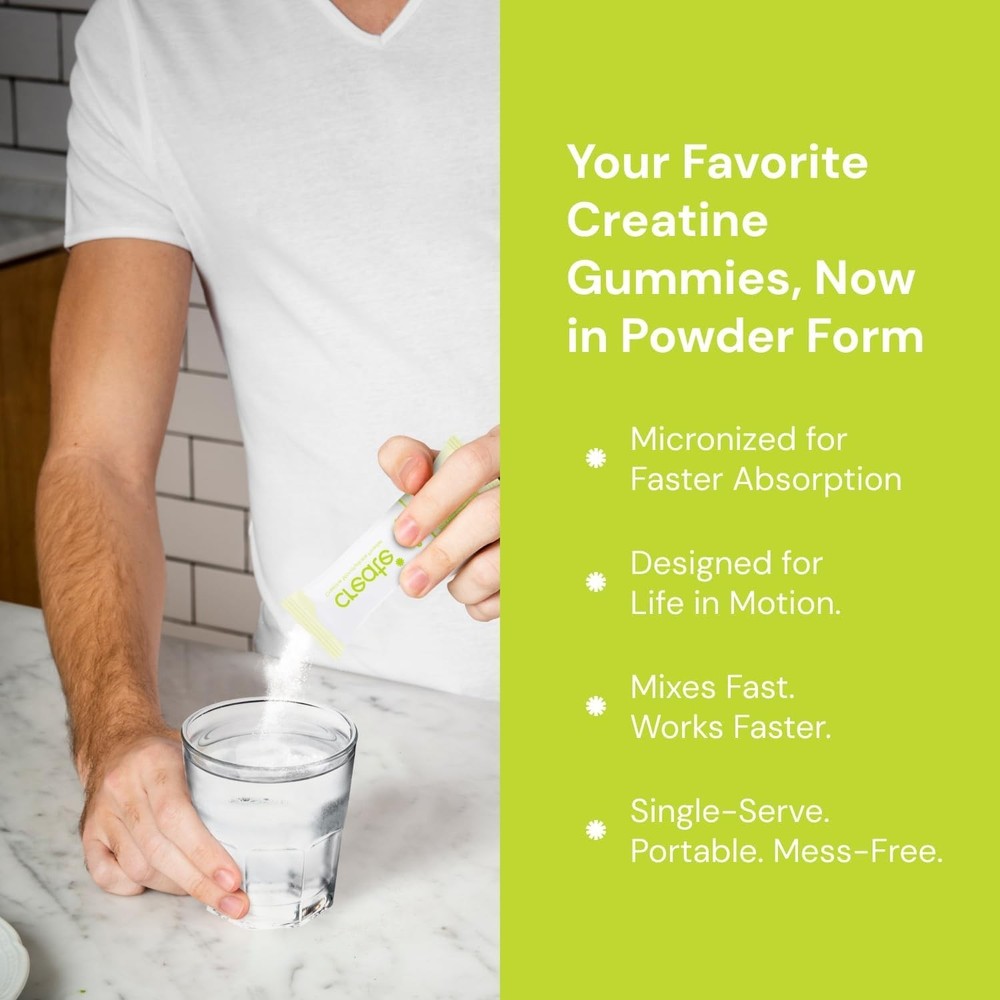 Create Creatine Monohydrate 5g Lemon Lime Single Serve 60-Packets EXP2027